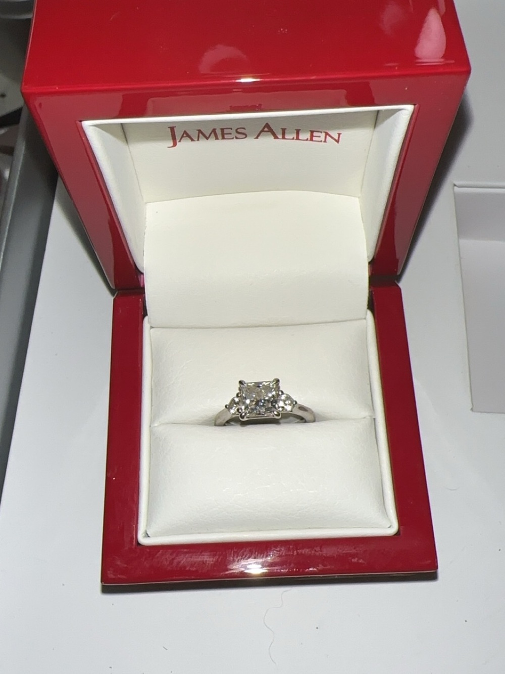James Allen White Gold Diamond Engagement Ring - Classic Solitaire